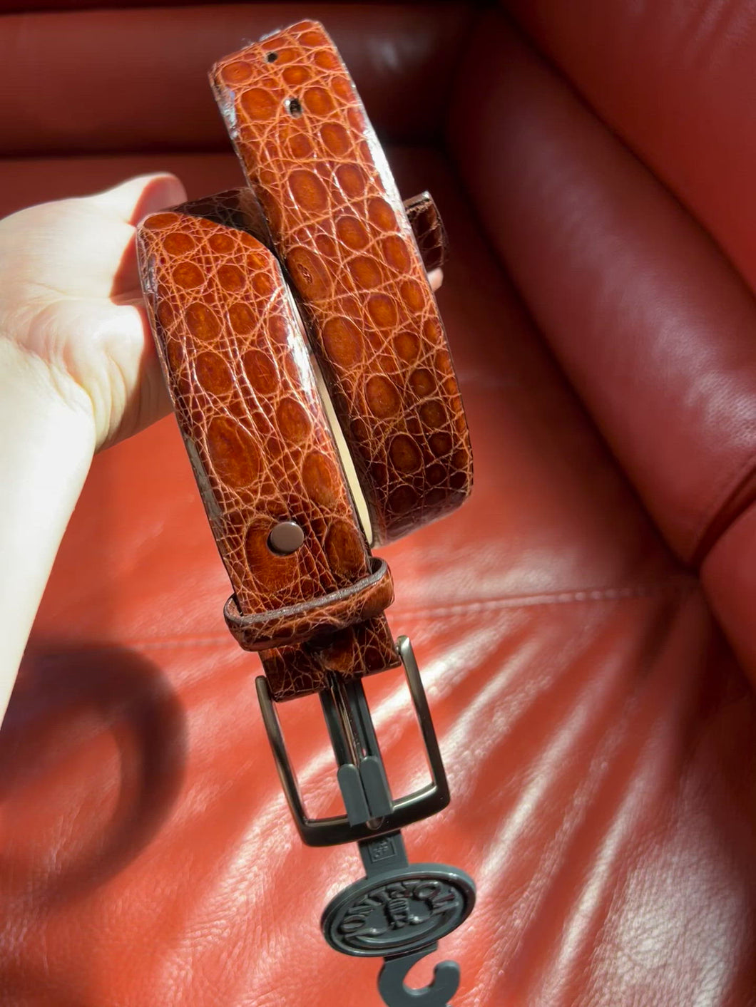 Genuine South American Caiman Belts